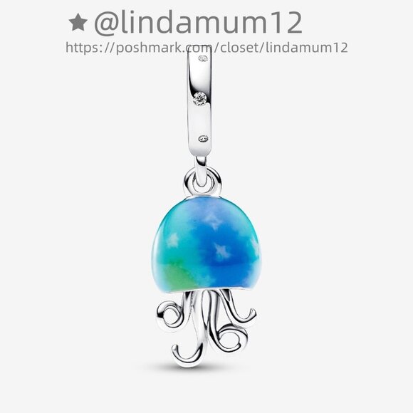Pandora Colour-changing Jellyfish Dangle Charm - Picture 2 of 4